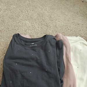 Girls Long Sleeve Shirt Trio